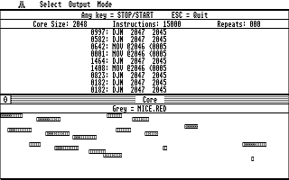 Core Wars atari screenshot